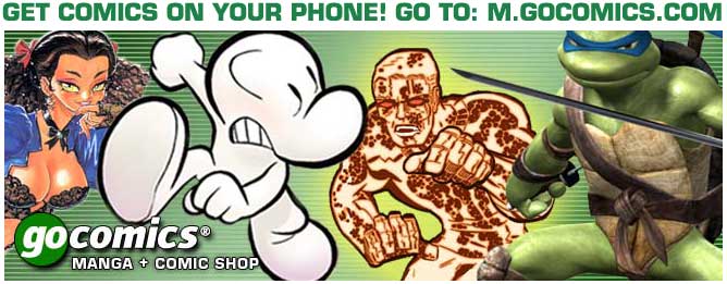 Get comics on your mobile phone