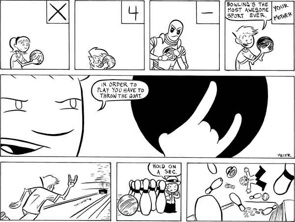 Joe and Monkey Bowling