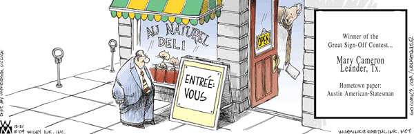 The Great Non Sequitur Sign-Off
