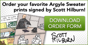 The Argyle Sweater autographed prints