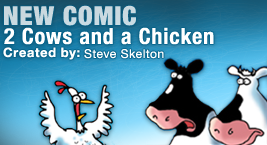 2 Cows and a Chicken